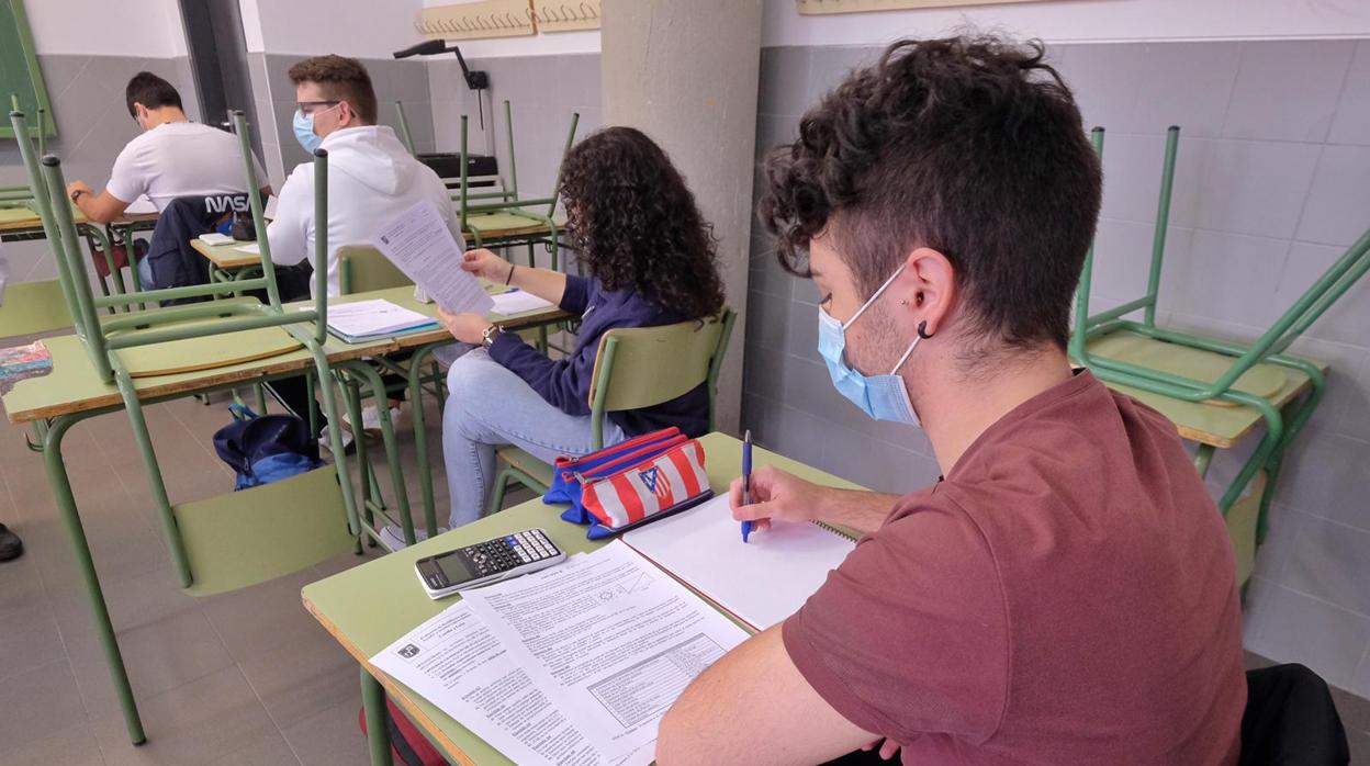 Imagen de archivo de una clase de refuerzo tras la epidemia