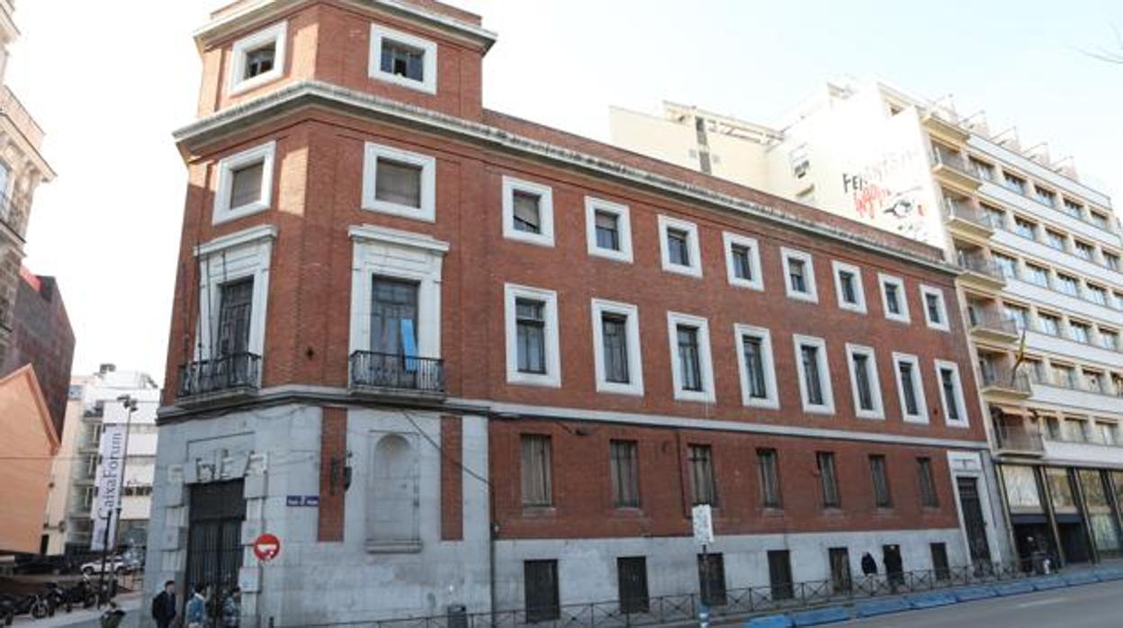 Vista exterior del edificio de Prado 30 de Madrid, que fue ocupado por La Ingobernable