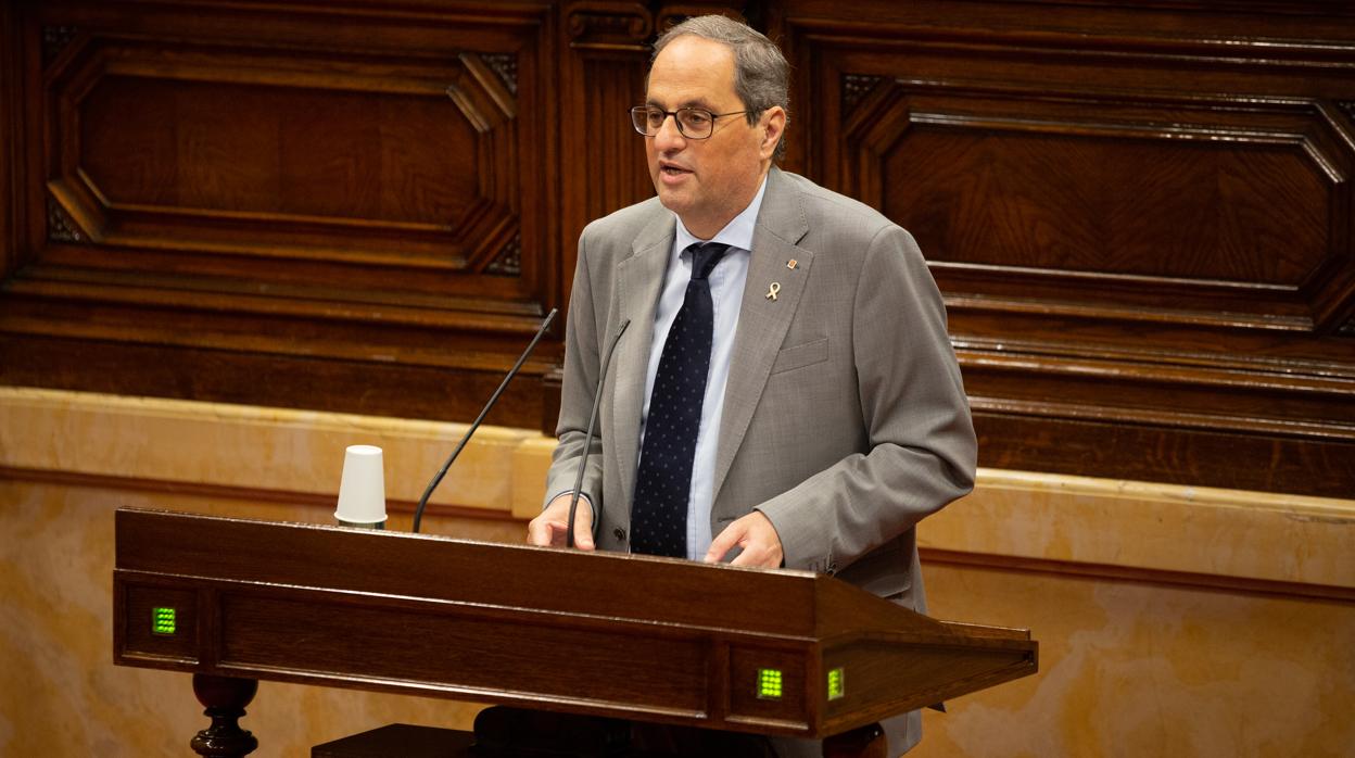 El presidente de la Generalitat, Quim Torra