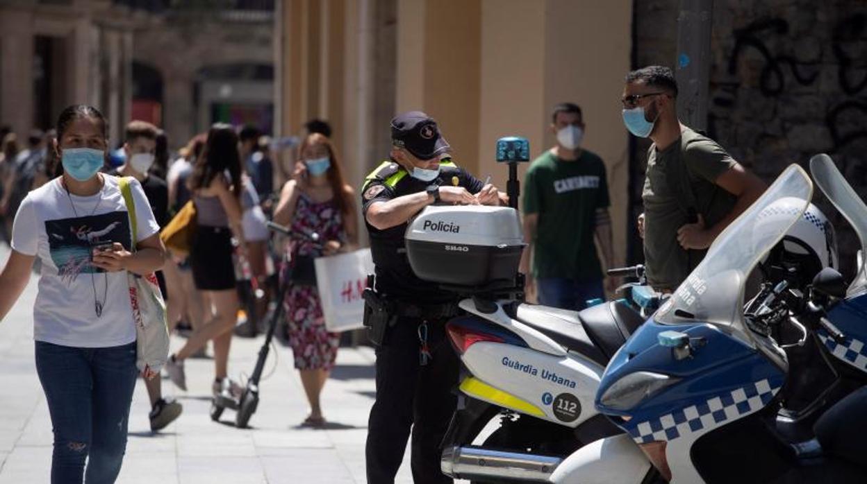 Una imagen del centro de Barcelona, el pasado fin de semana