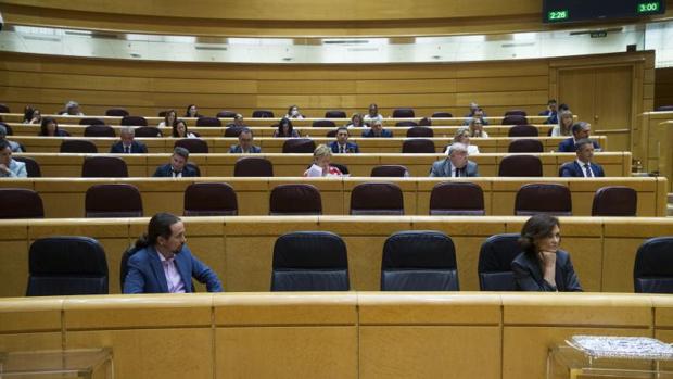 Sesión de control al Gobierno en el Senado, en directo