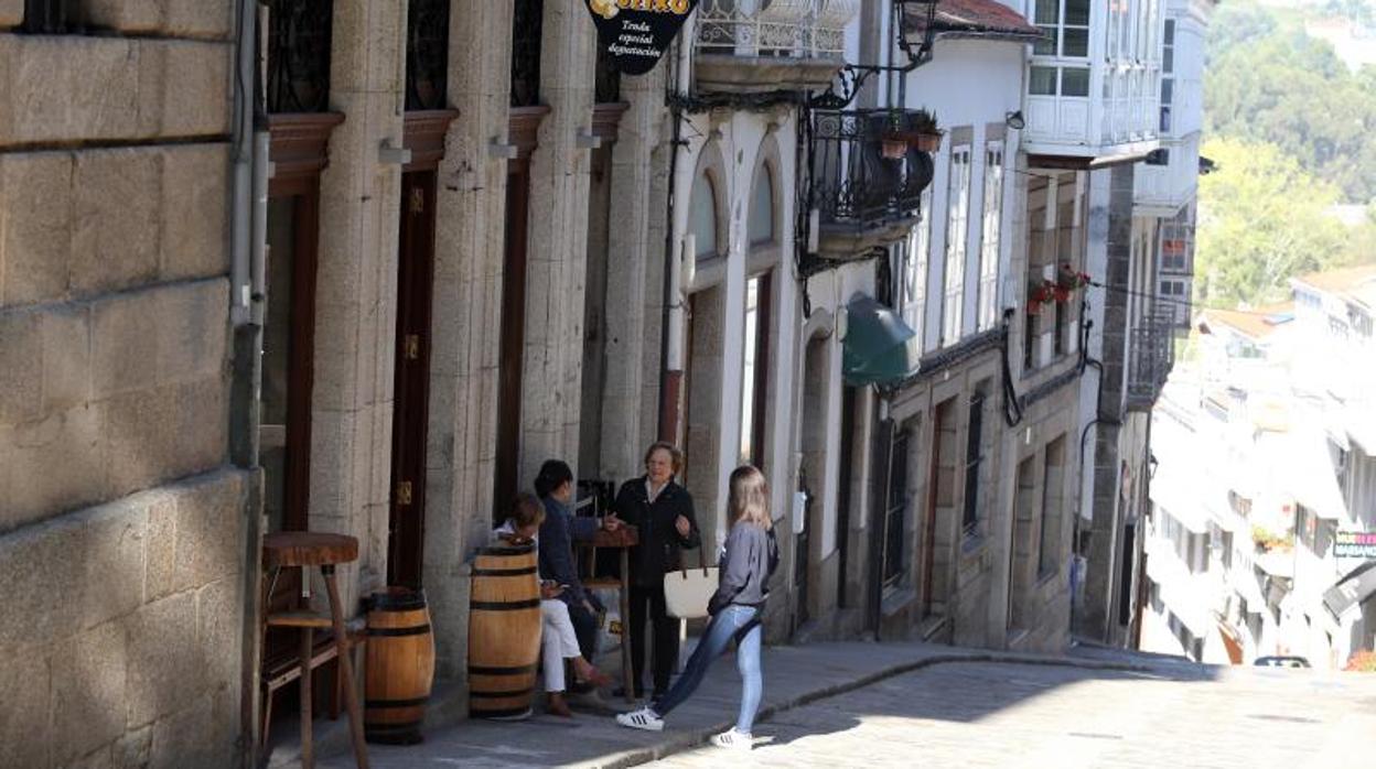 Una calle de la localidad coruñesa de Betanzos