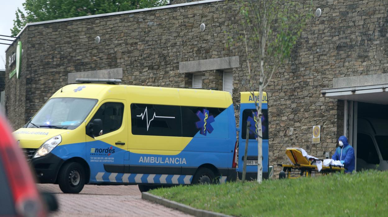 Foto de archivo de una ambulancia