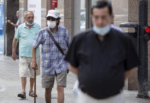 Imagen tomada en una calle del centro de Valencia