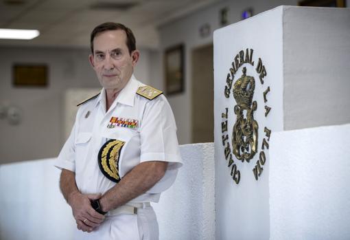 El nuevo almirante de la Flota (Alflot), en el cargo desde hace dos meses