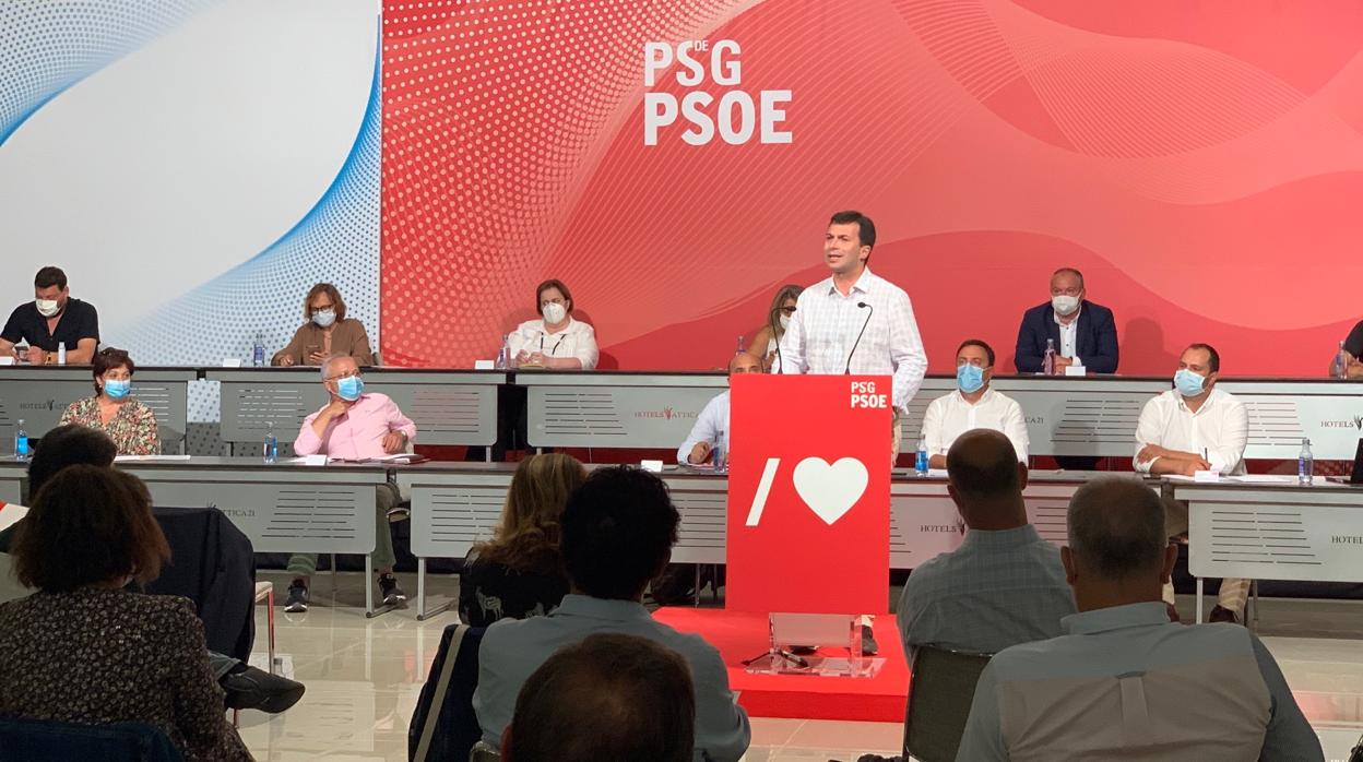 Gonzalo Caballero, este lunes ante el comité provincial de La Coruña