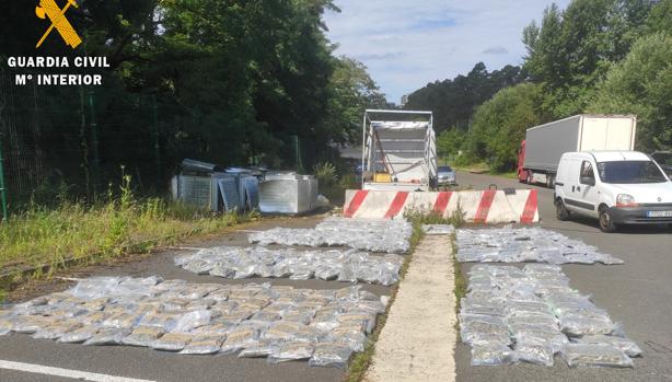 Detenidos en Borox por preparar 263 kilos de marihuana para enviar a Europa