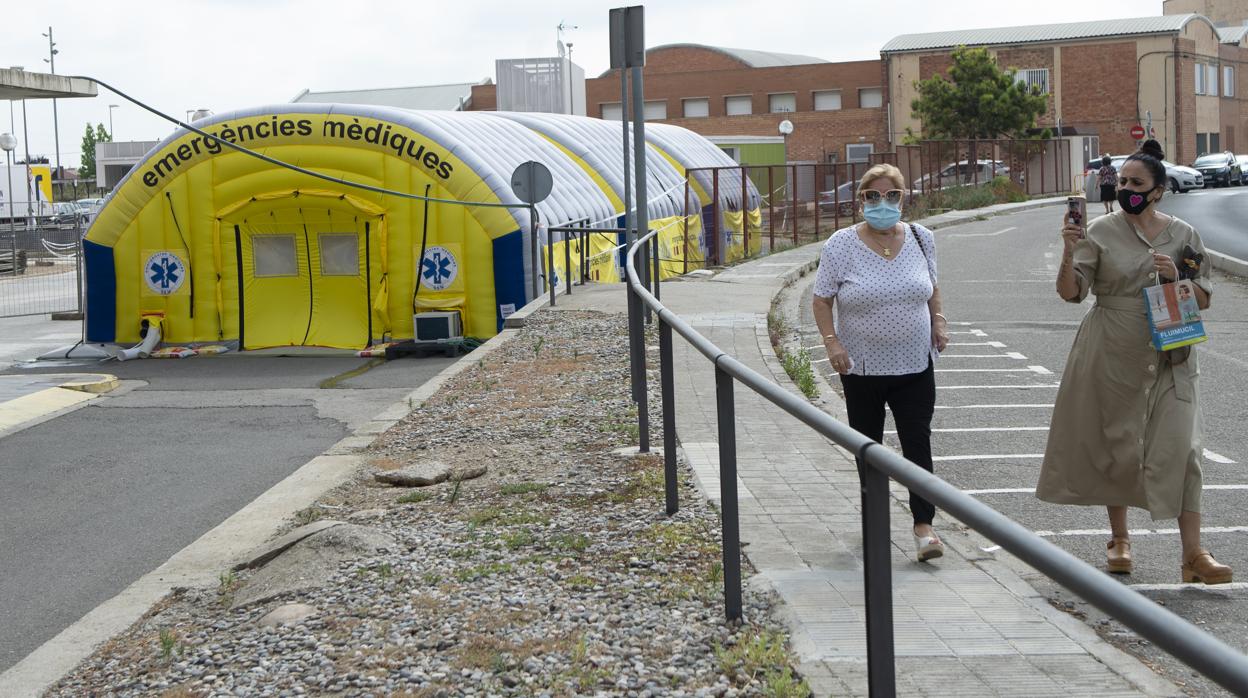 Una vecina de Lérida durante la pandemia