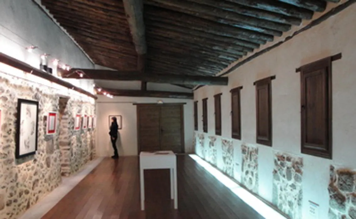 Sala de exposiciones de Santa María de Melque, en San Martín de Montalbán (Toledo)