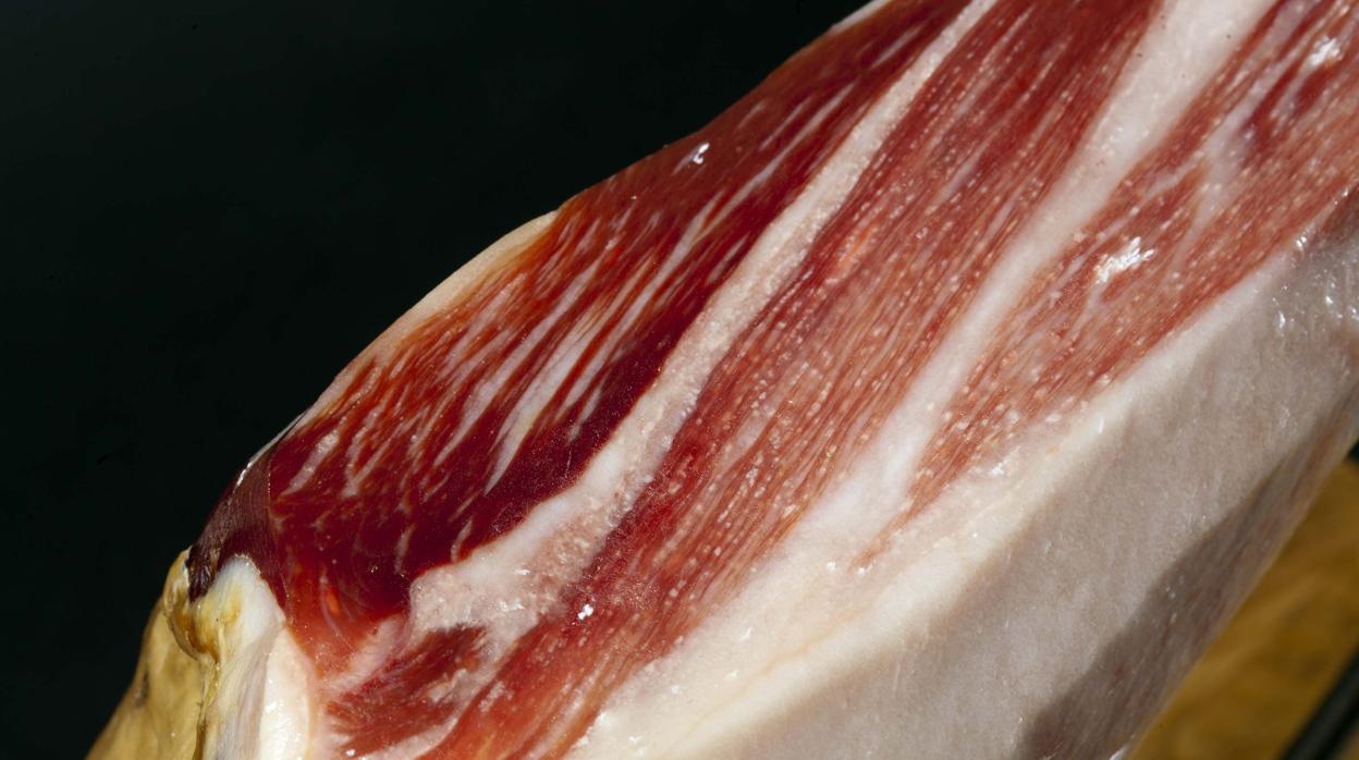 Detalle del jamón ibérico