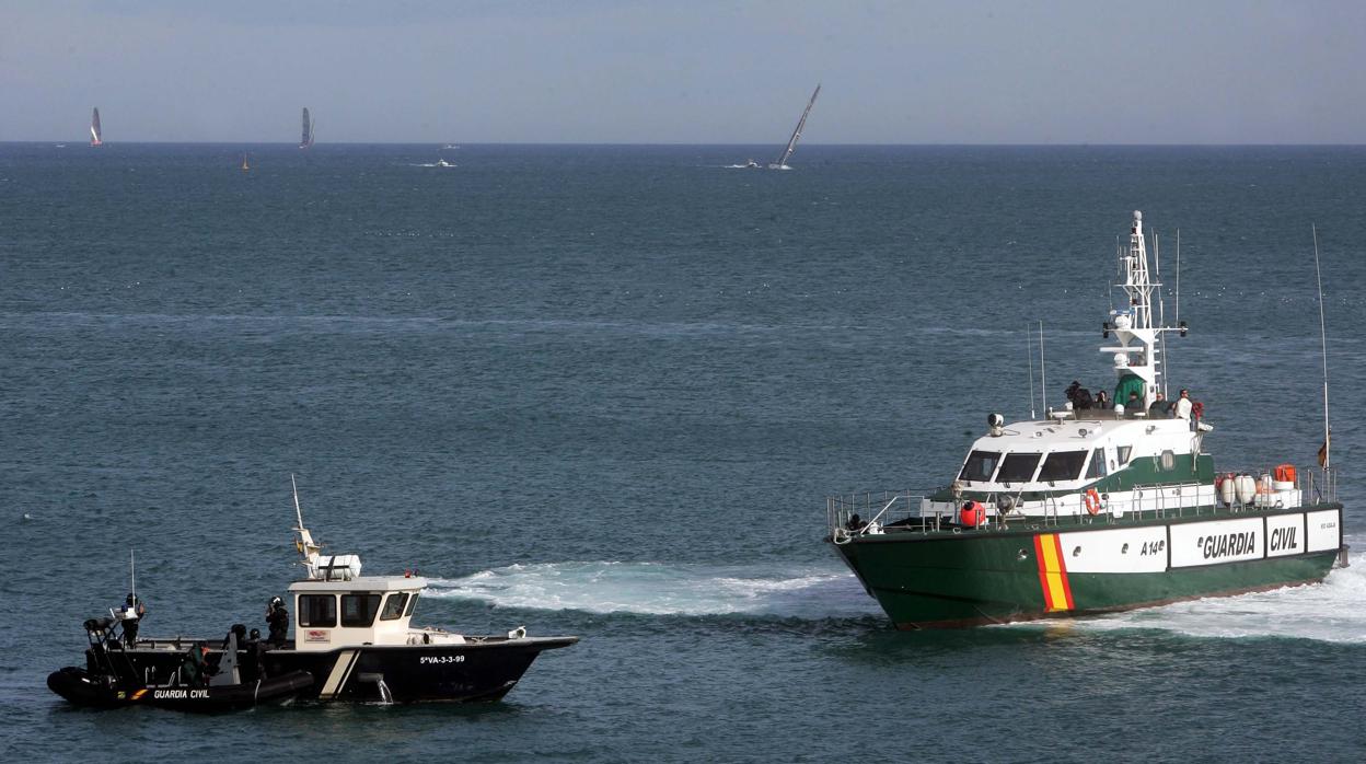 Imagen de archivo de la Guardia Civil en el puerto de Valencia