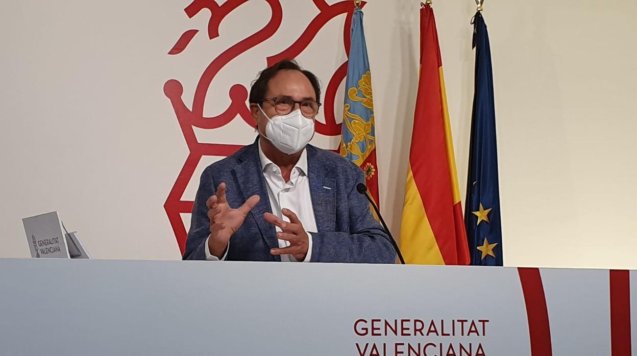 Vicente Soler, este viernes durante la presentación de la cuenta general