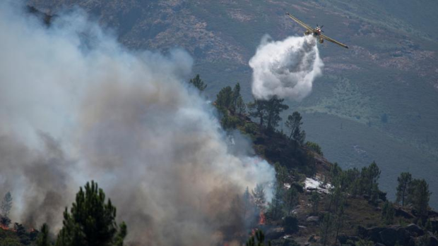 El incendio mortal de Lobios deja arrasadas ya 400 hectáreas