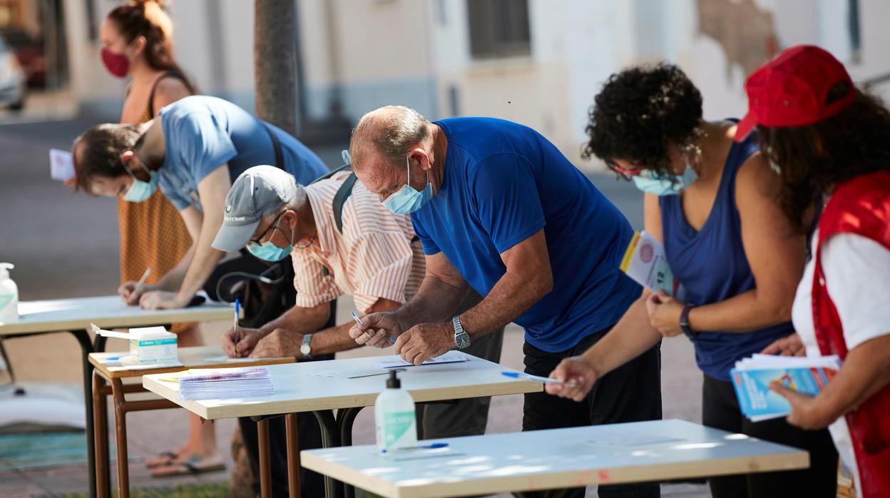 Pruebas PCR en Tarrasa (Barcelona)