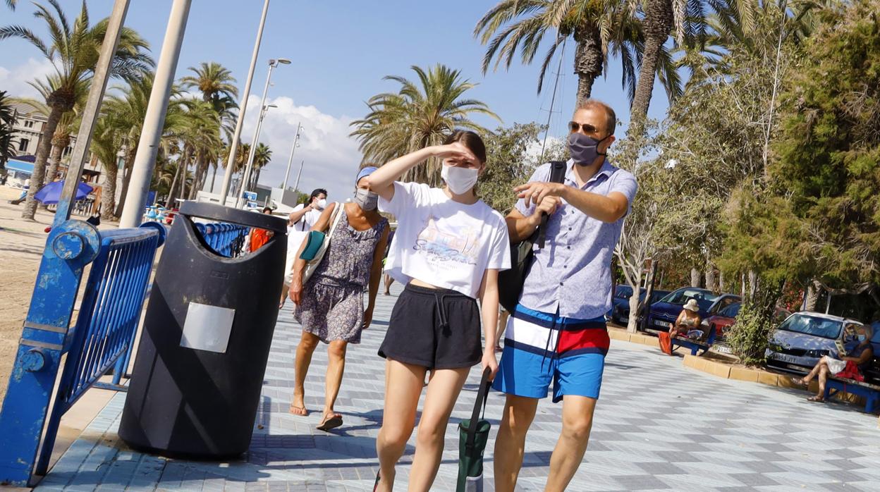 Imagen tomada en la playa de Alicante