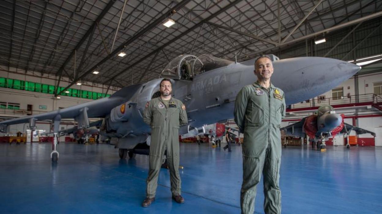 Los Harrier de la Armada, que serán dados de baja en torno a 2030