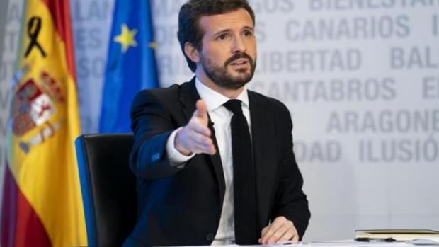 Casado, contra Sánchez: «España no tiene a nadie al timón, hay una ausencia total de liderazgo»