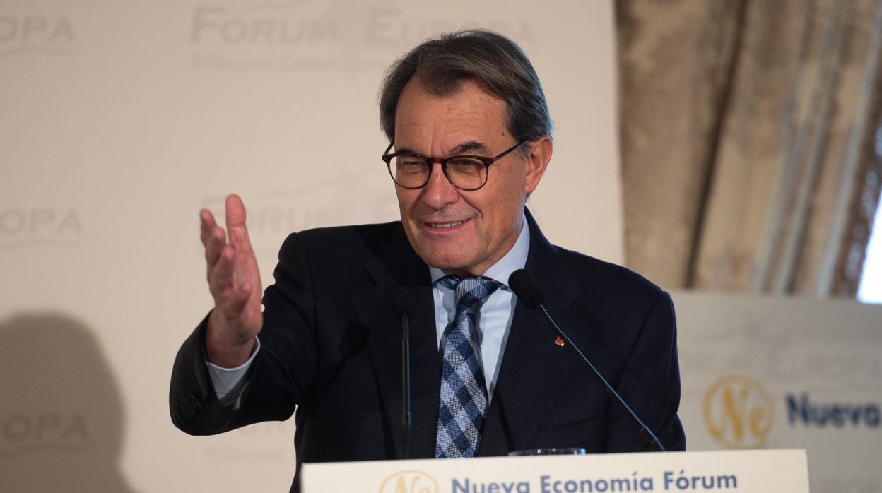 El expresidente de la Generalitat y líder de Convergència, Artur Mas