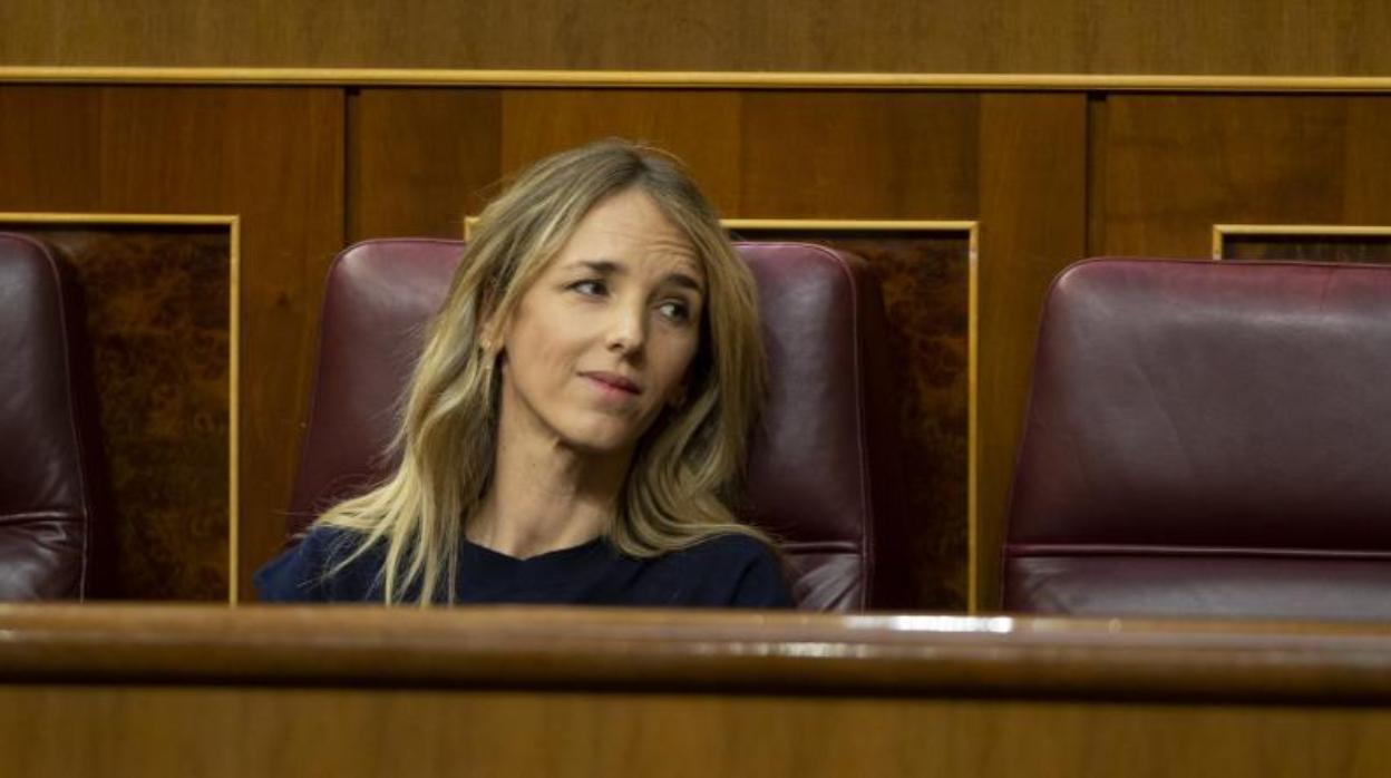 La diputada del PP y exportavoz del partido en la Cámara Baja, Cayetana Álvarez de Toledo, en su escaño