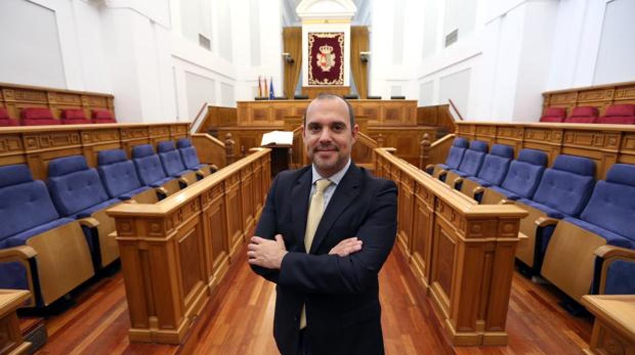 Pablo Bellido, en el salón de plenos en una fotografía de archivo