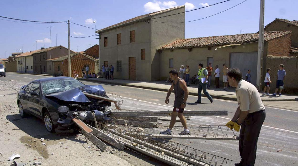 Un accidente en Villavez del Agua (Zamora)