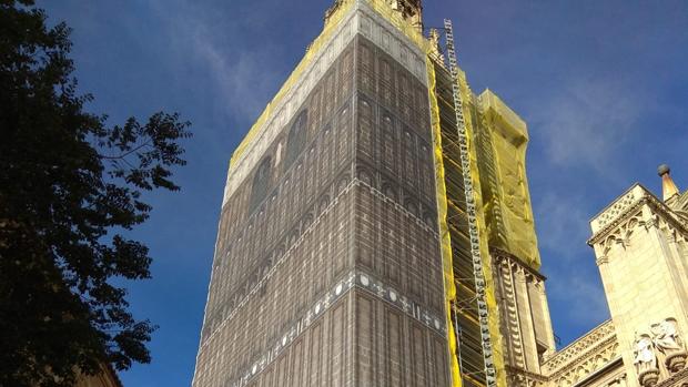 En un mes estará retirado el enorme andamiaje de la torre de la catedral de Toledo
