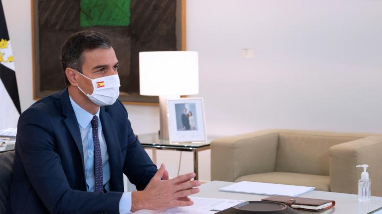 El presidente del Gobierno, Pedro Sánchez, durante la última conferencia de presidentes