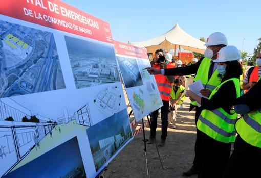 Obras de construcción del futuro Hospital de Emergencias de la Comunidad de Madrid