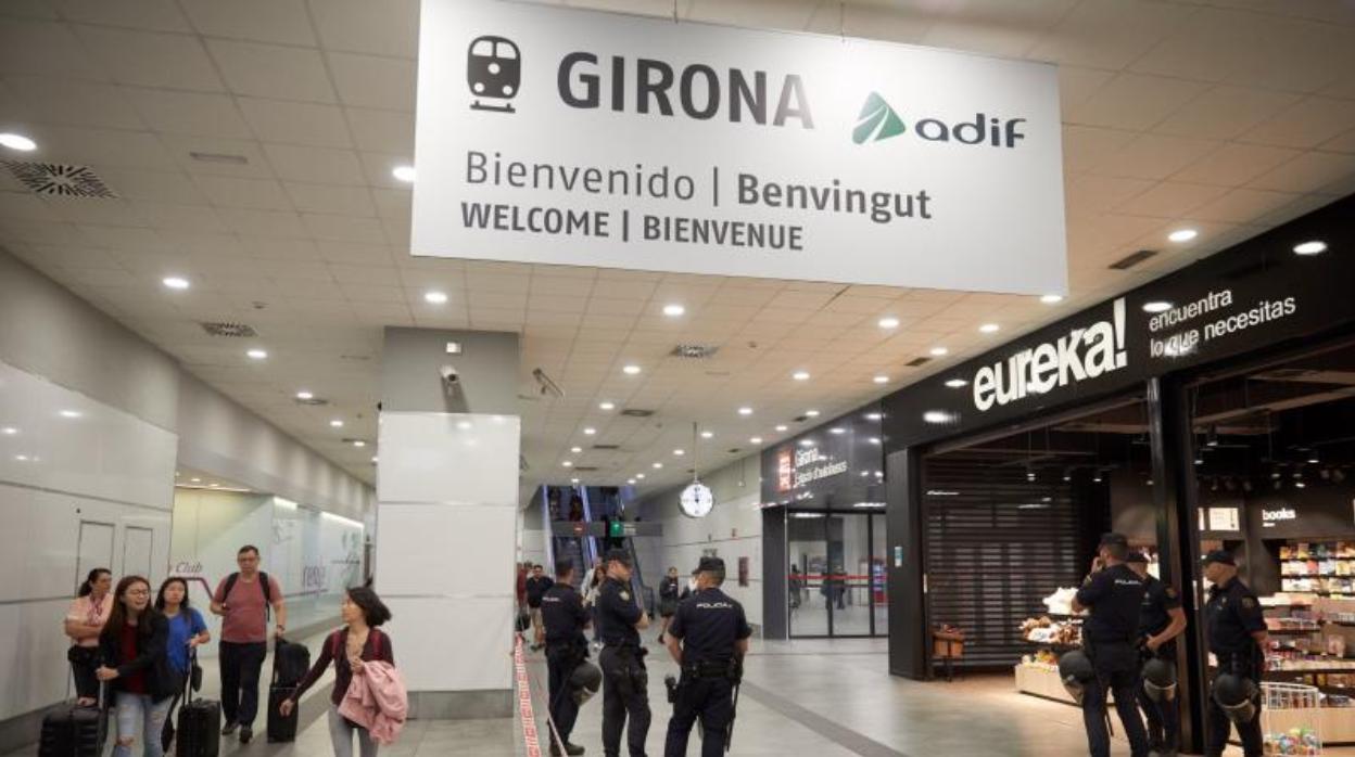 Estación de tren en Gerona