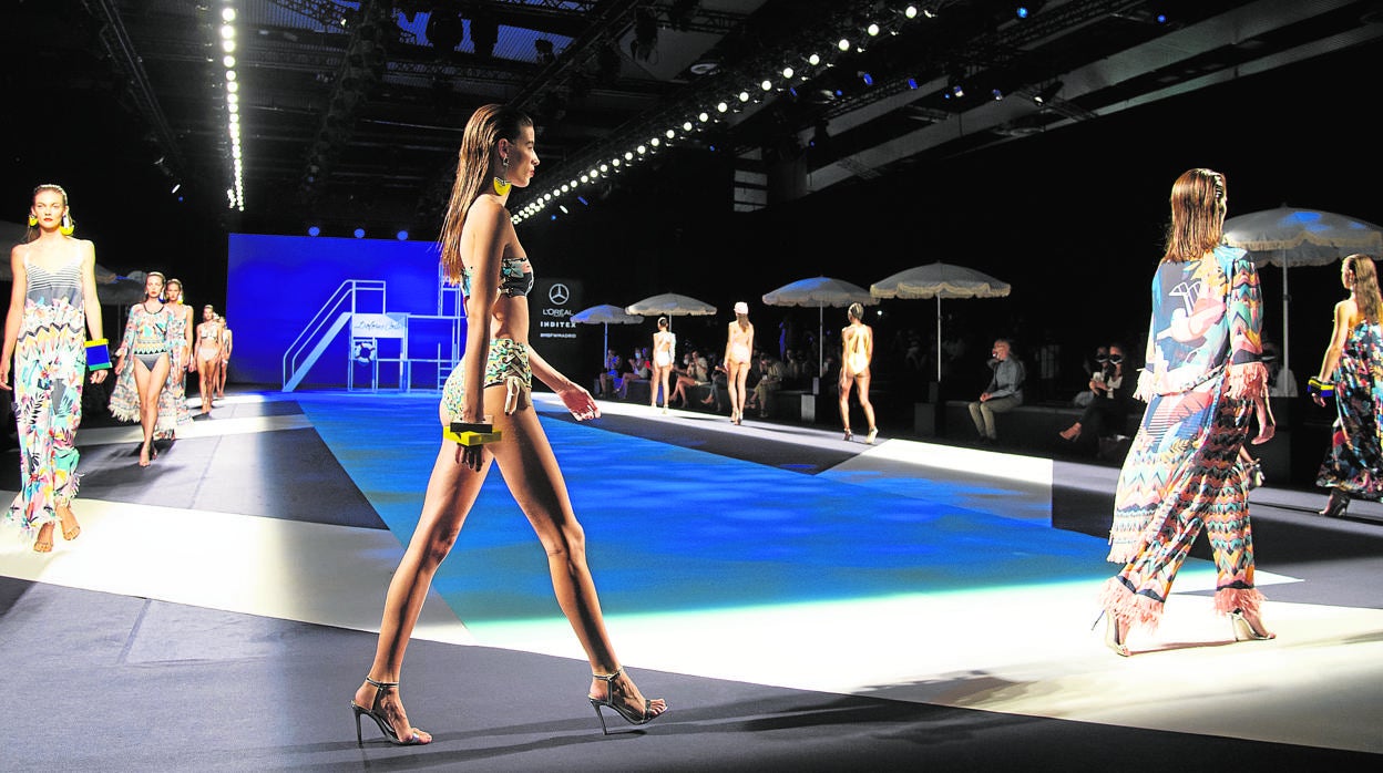 Desfile de la Madrid Fashion Week, este año, con reducción de aforo