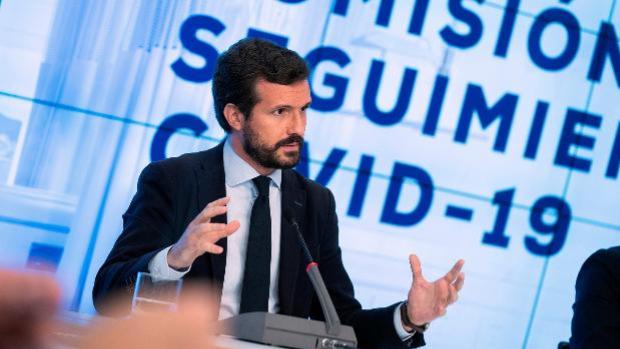 Casado tacha de «inmoral» que el Gobierno oculte la cifra real de fallecidos por Covid