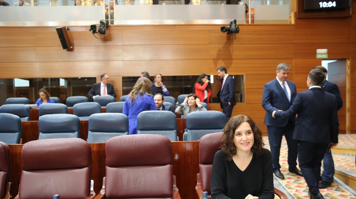 La presidenta regional, Isabel Díaz Ayuso