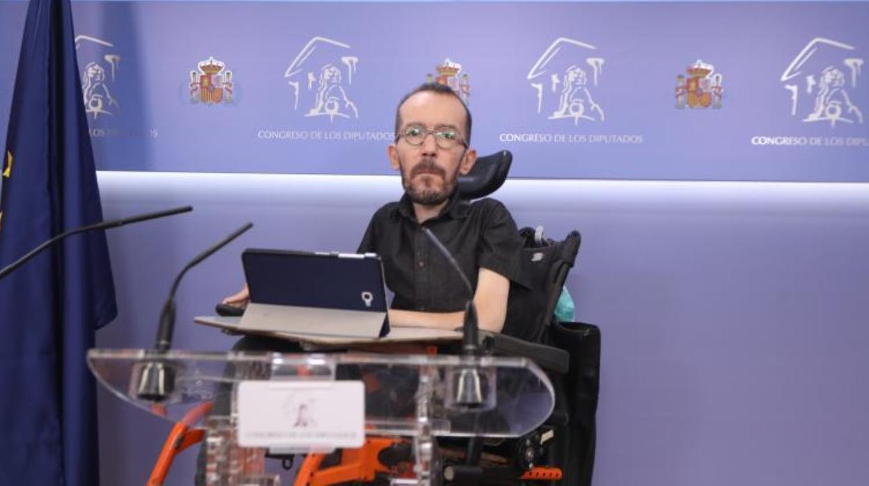 Pablo Echenique, portavoz parlamentario de Podemos