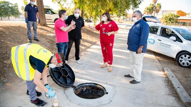 Alcàsser continúa con la búsqueda de coronavirus en las aguas residuales de todo el municipio