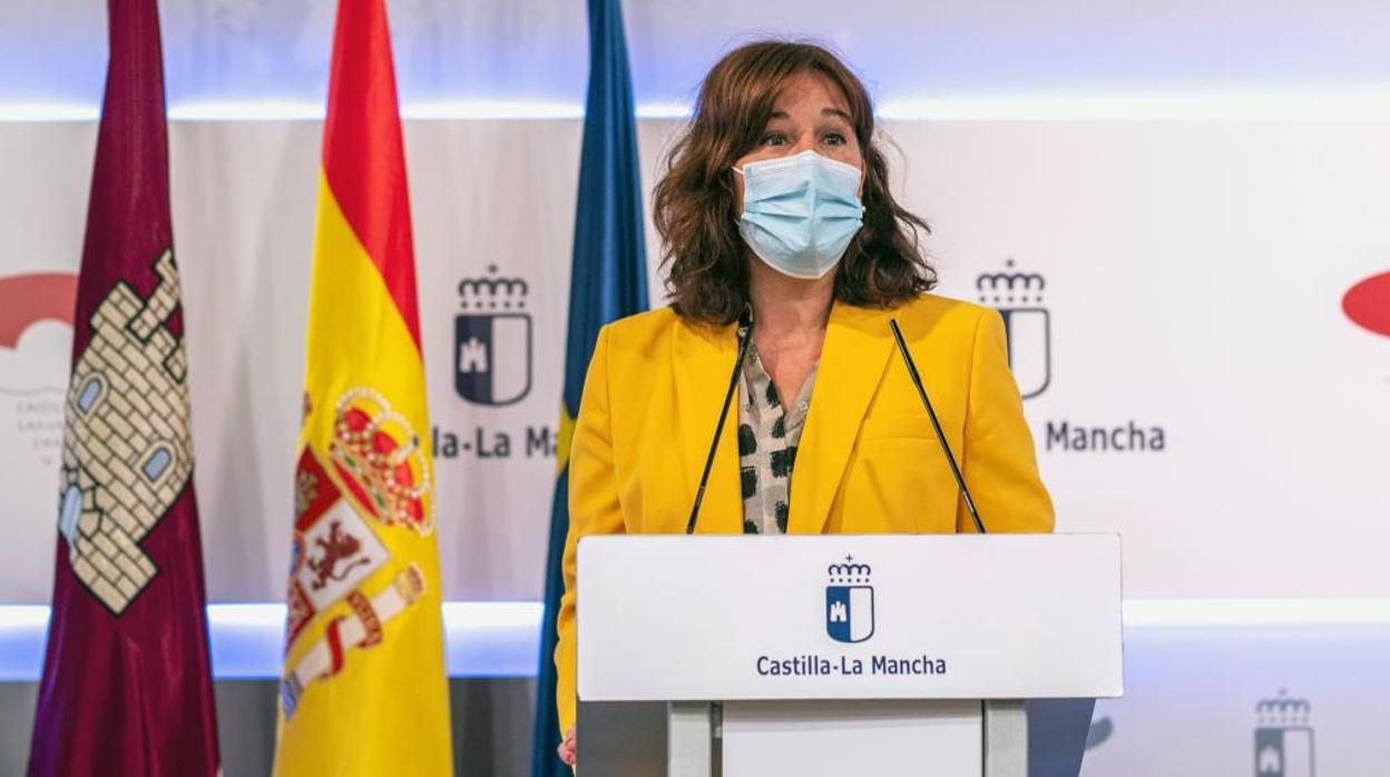 Blanca Fernández, en rueda de prensa