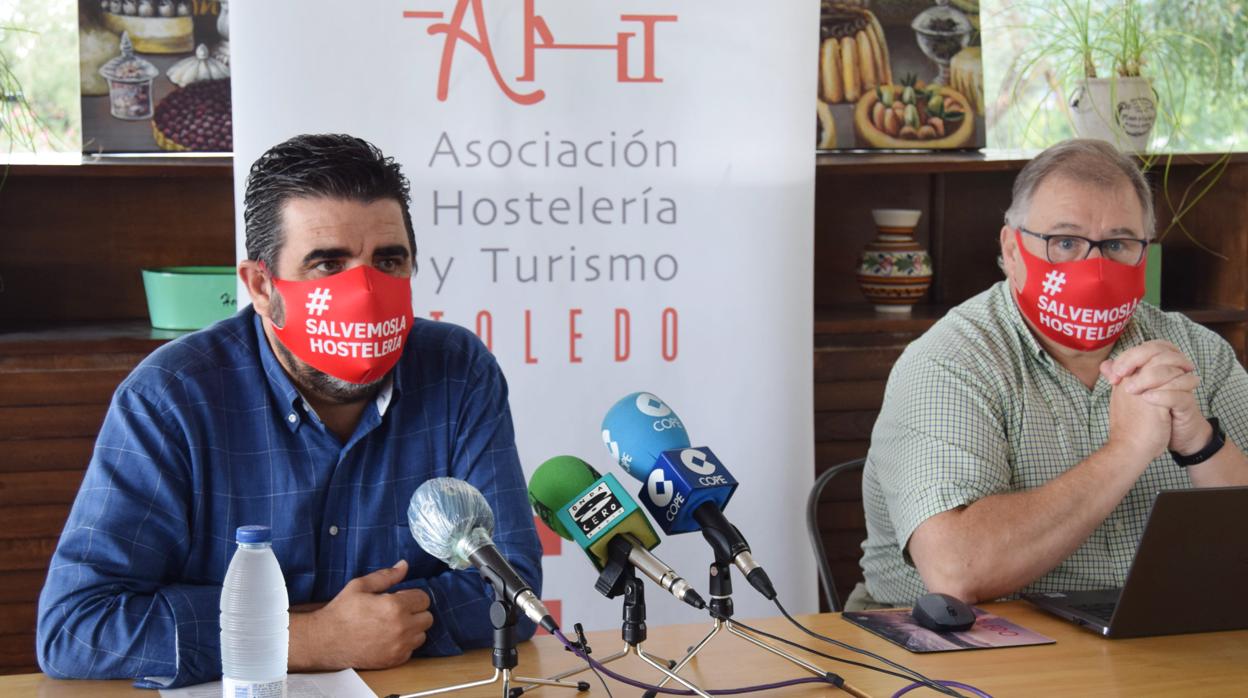 Tomás Palencia y Valentín Salamanca, en rueda de prensa