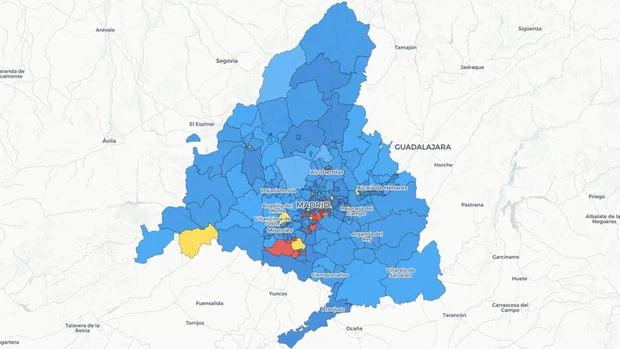 Confinamiento Madrid: estos son los barrios y zonas de Madrid con restriciones por el coronavirus