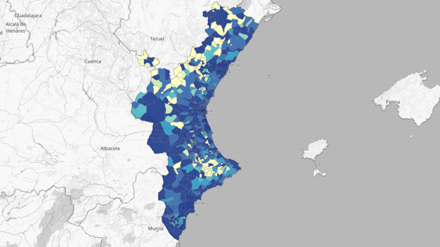 Listado de los 117 municipios valencianos que todavía continúan libres de coronavirus