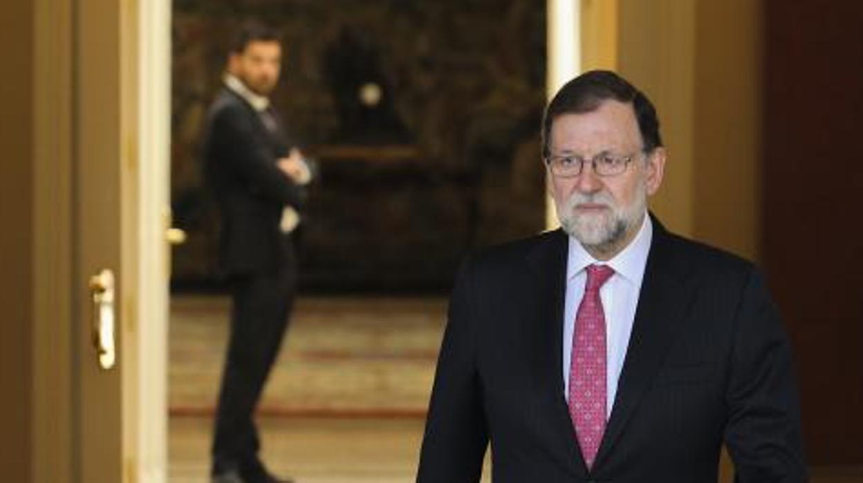 Mariano Rajoy, en 2018, en La Moncloa