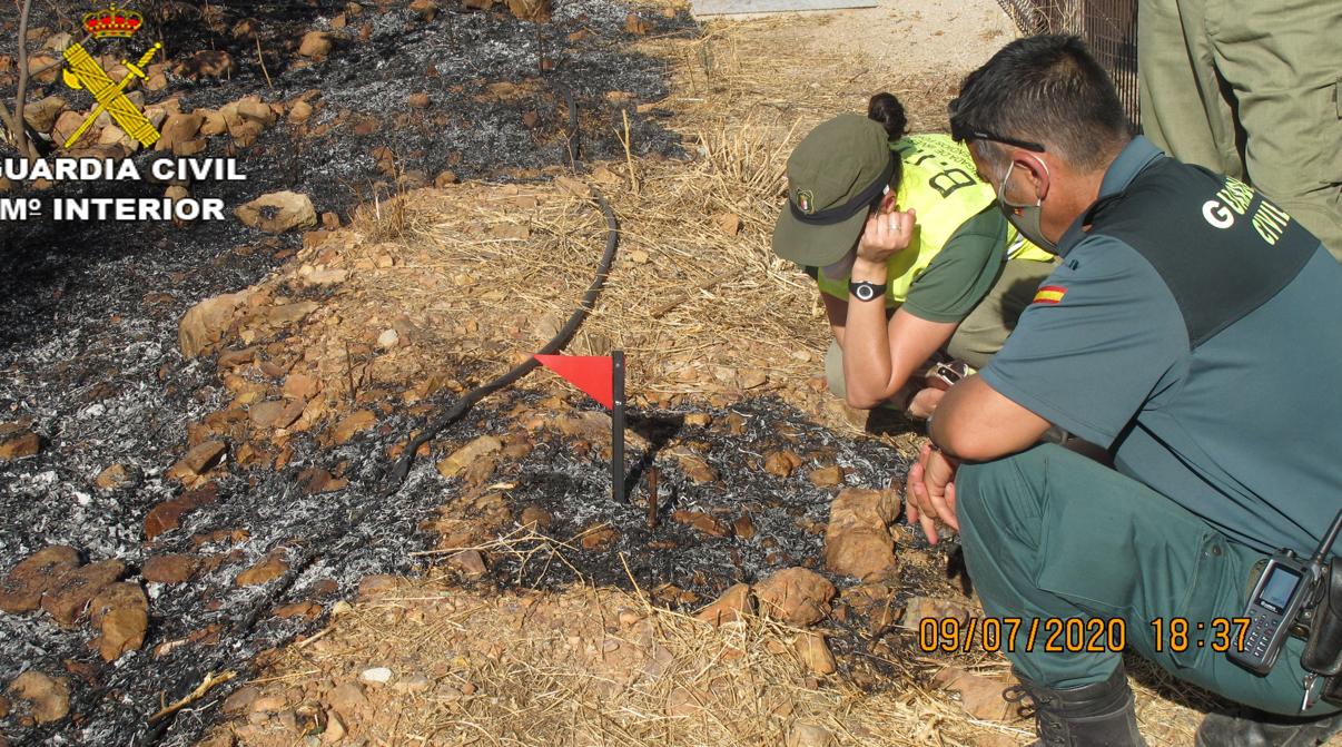 Lugar donde se originó el incendio