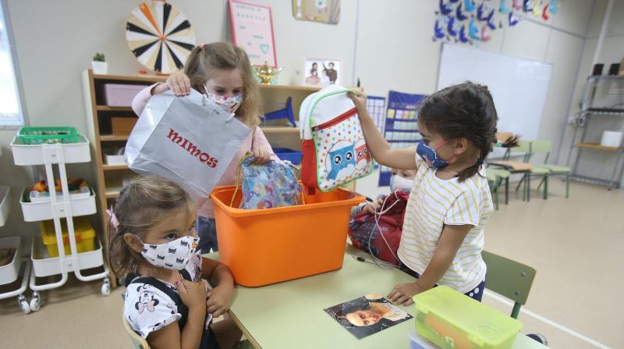 Aula de primaria en un centro educativo gallego