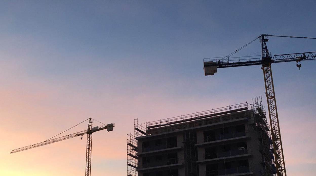 Viviendas en construcción en Madrid