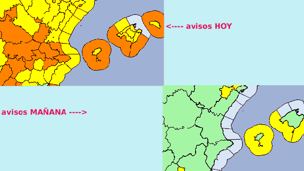 El tiempo en Valencia: la borrasca Álex da paso a otro desplome de las temperaturas el fin de semana