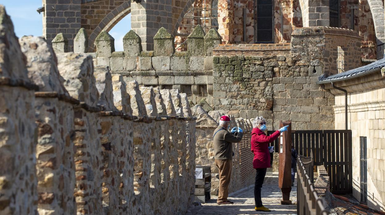 Muralla de Ávila durante la pandemia