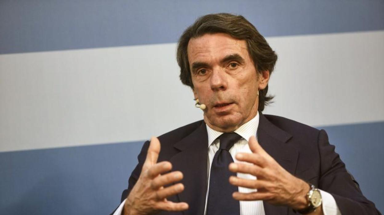 José María Aznar, expresidente del Gobierno