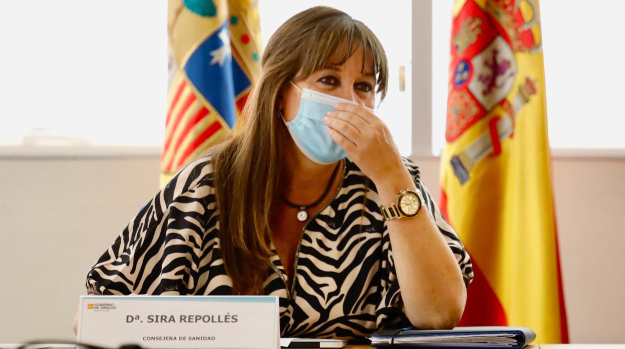 La orden de confinamiento declarada ilegítima fue firmada por la consejera de Sanidad del Gobierno aragonés, Sira Repollés (PSOE)