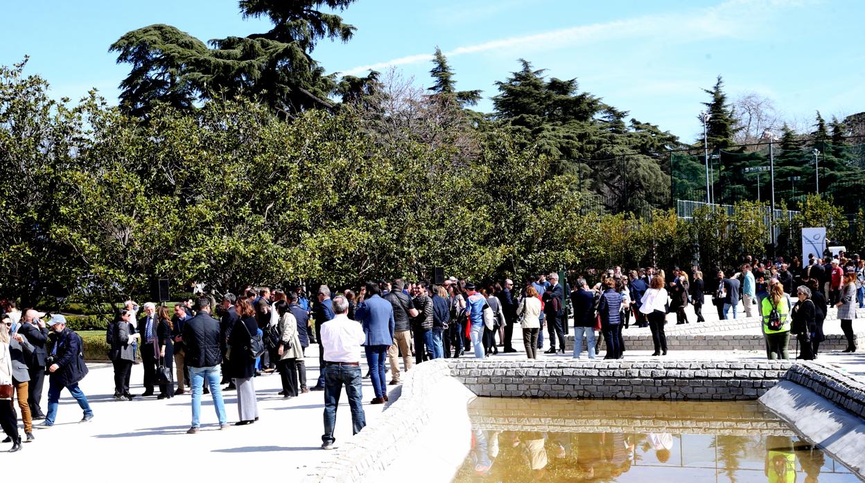 Homenaje a las víctimas del 11-M en el Bosque del Recuerdo