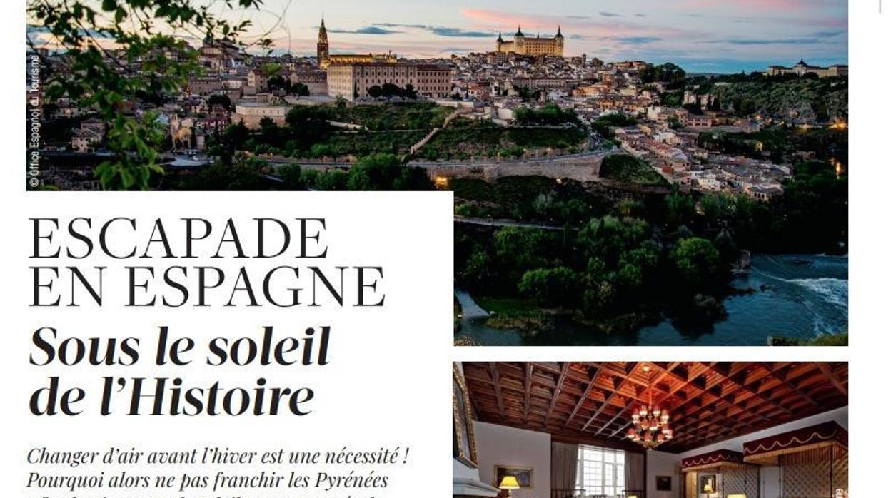 Toledo, protagonista de la revista francesa Fígaro Magazine en su número «Escapadas de Otoño»