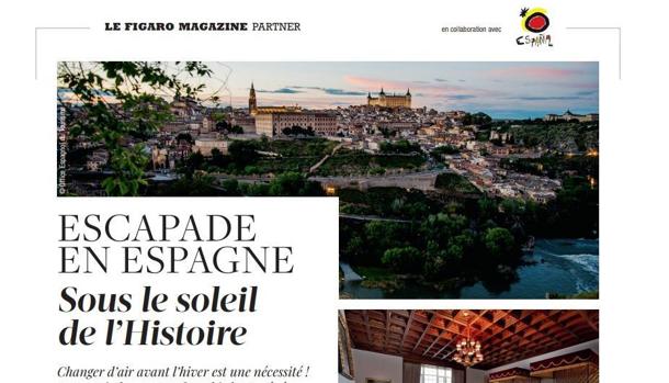 Toledo, protagonista de la revista francesa Fígaro Magazine en su número «Escapadas de Otoño»