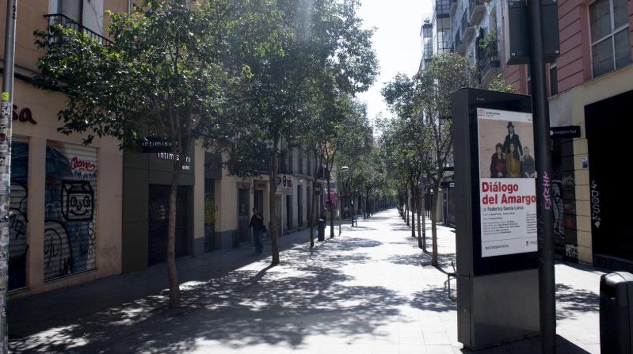 La calle de Fuencarral será una de las vías que se peatonalizará al completo los fines de semana